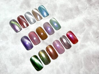 アンドミーネイル 蒲田(&me.nail)の写真/【新メニュー★&me.オリジナルミックスカラー¥7990】当店独自の色調合で夏にピッタリなネイルが楽しめる♪