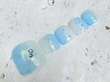 ナチュラルネイル 南口店(Natural Nail)/爽やか可愛い！フットネイル
