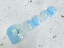 爽やか可愛い！フットネイル