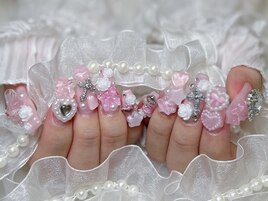 ゴテゴテピンクスカルプ