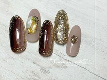 トゥーシェネイルズ(Touche'nails)/縦グラデーションネイル