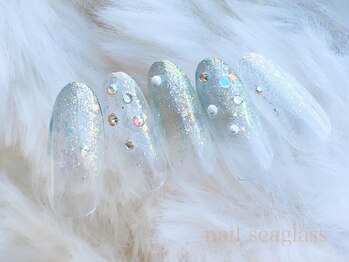 ネイル シーグラス(nail seaglass)/シンプルデザイン定額