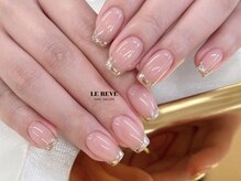 ルレーブ(LE REVE)/ガラスフレンチネイル