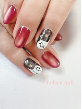 チェルシーネイル(Chelsea nail)/ハロウィンおばけ