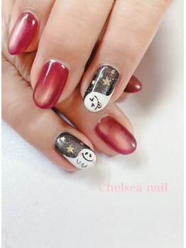 チェルシーネイル(Chelsea nail)/ハロウィンおばけ