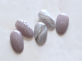 ミラーニュアンス☆くすみカラー