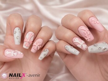 ネイリックス アヴェニール(NAILX avenir)/可愛いクロムネイル