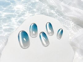 【定額】シアーブルーネイル