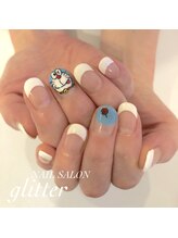 ネイルサロン グリッター(NAIL SALON glitter)/ドラ◯もんネイル