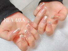 ユーネイルズ 恵比寿(Yu.NAILS.)/春◎チークネイル◎スワロ