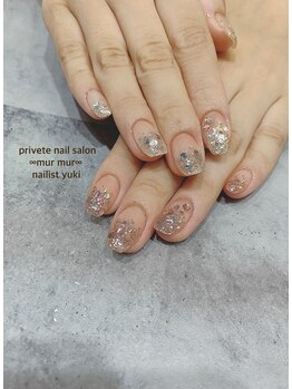 プライベート ネイルサロン マーマ(murmur)/ラメグラデーション