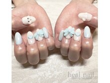 ヒールネイル(heal nail)/シナモンロールnail
