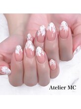 アトリエ エムシー 新富町(Atelier MC)/持込みデザインフラワーネイル