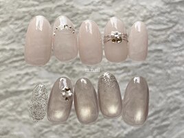 ピンクアシメニュアンス/9500円