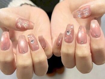 シオ 高円寺(sio.)の写真/【うるうる韓国マグネット¥6280】デート,イベントにおすすめのちゅるんとした指先♪映え美フォルムネイル♪