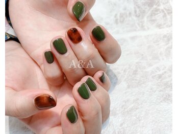 アイラッシュサロン エーアンドエー(eyelash salon A&A)/べっ甲ネイル