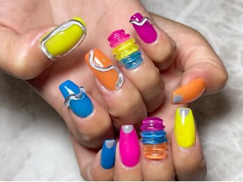 レディグリッター(Lady glitter)/カラフルぷくぷくアート