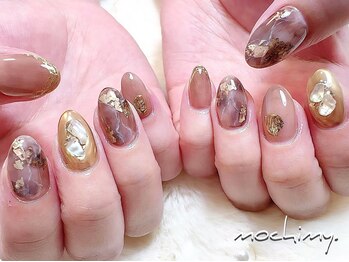 モチミィ(mochimy.)/*天然石ニュアンスネイル*