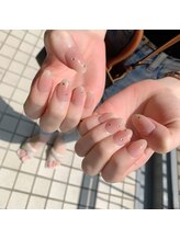 Mネイルアンドカフェ シェレステ/チークネイル