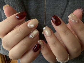 ハートホロネイル