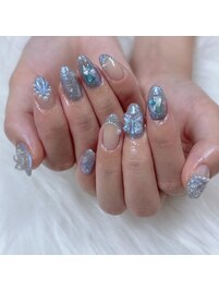 マグネットネイル大人可愛い