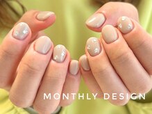 ルア(lua.)/ホログラムネイル＊3月monthly