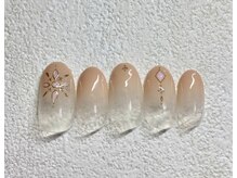 サビーハネイル(Sabiiha nail)/シアーフラワーネイル