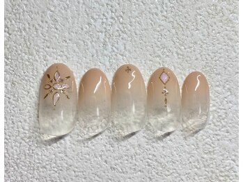 サビーハネイル(Sabiiha nail)/シアーフラワーネイル