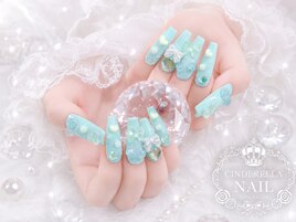 【スカルプ長さだしネイル】