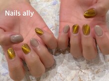 ネイルズアリー 立川店(Nails ally)/マグネット×キャッツアイ