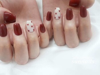 サンネイルズ(sun nails)/2本アート