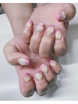 ティーエヌ 本厚木店/夏ネイル☆7500円【8250円税込】