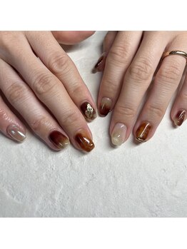 イロ(iro)/秋ネイル♪ブラウンネイル♪