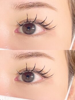 コレット 寝屋川店(colette.)の写真/最新メニュー!!&healthy×ワンホンエクステ★ボリュームUPと、根元立ち上げができ、ぱっちり目元に♪