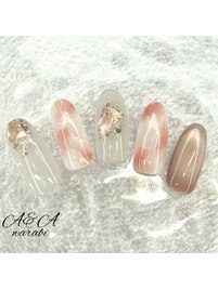 大理石ネイル