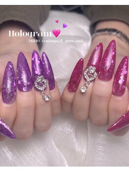 モナールアンド(MONNAL&)/ホログラムネイル