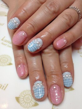 カナ ネイル(Kana nail)/チェックネイル