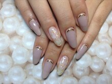 ラウト デコレーションアンドネイルサロン(Lauto Decoration&Nail Salon)/シェルを使った秋ネイル
