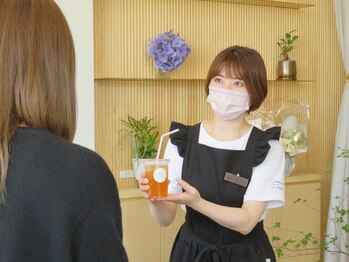 ぺルラ 島田駅前店(Perla)/施術後サービスドリンクご提供♪