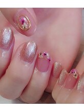 フラワーネイルミリオン(flower nail million)/押し花ネイル