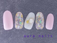 アウラネイルズ(aura nails)/☆ベーシックデザイン￥7800