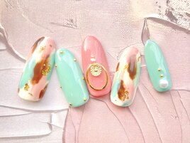 ニュアンスタイダイネイル
