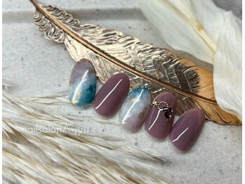 ネイルサロン アージュ(Nail Salon A jyu)/スモーキーニュアンス