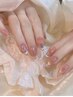 人気NO・1★チークネイルマグネットフレンチ　7980円