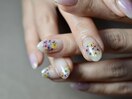 押し花ネイル