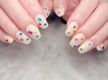 ブリスフルハピネス(Blissful happiness)/定額！カラフルストーンネイル