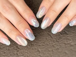夏の水色ニュアンス