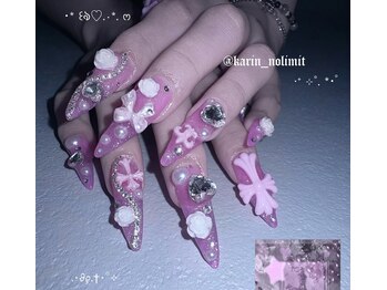 ノーリミットオオサカ 心斎橋(NOLIMIT.OSAKA)/フィルイン/長さだしネイル