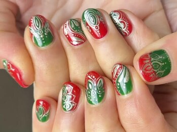 ブランシュ 藤沢(Blanche)/オーダーメイドネイル Xmas