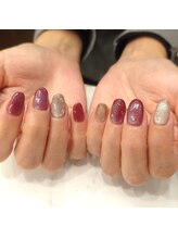 ハーティーネイル hearty nail 溝の口店/マグネットネイル/キラキラ